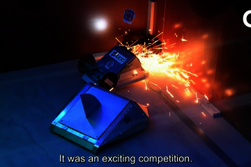 Third edition of Robowars at Eindhoven University of Technology, organized by study associations Simon Stevin and Lucid.