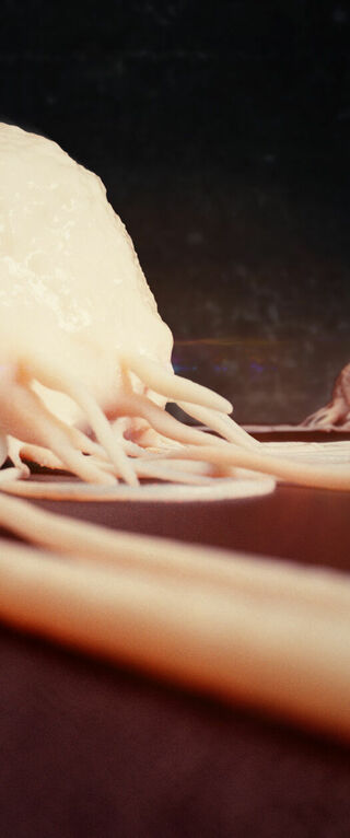 'Artist's impression' van dendritische cel. Afbeelding | ICMS Animation Studio, TU/e