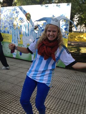 Tijdens de WK-finale in juli 2014. Tijdens de WK-finale in juli 2014.