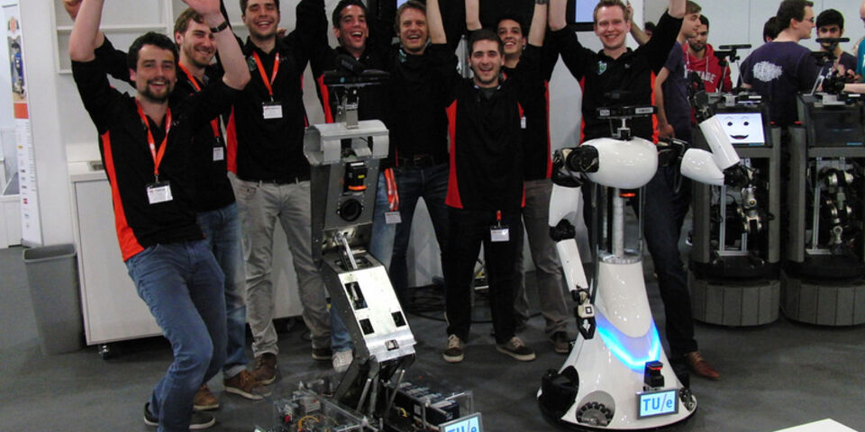 De zorgrobots wonnen de RoboCup German Open.