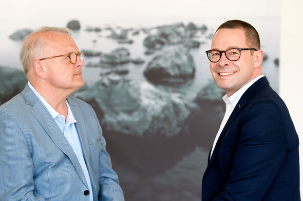 Steef (links) en Alwin. Foto | Bart van Overbeeke Steef (links) en Alwin. Foto | Bart van Overbeeke