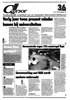 Voorzijde van magazine: Cursor 36 - 1 juni 1995