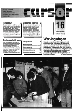 Voorzijde van magazine: Cursor 16 - 11 december 1992