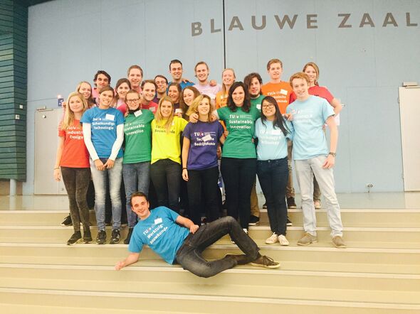 Het voorlichtingsteam van de Open Dagen. Foto | Jim Stolk