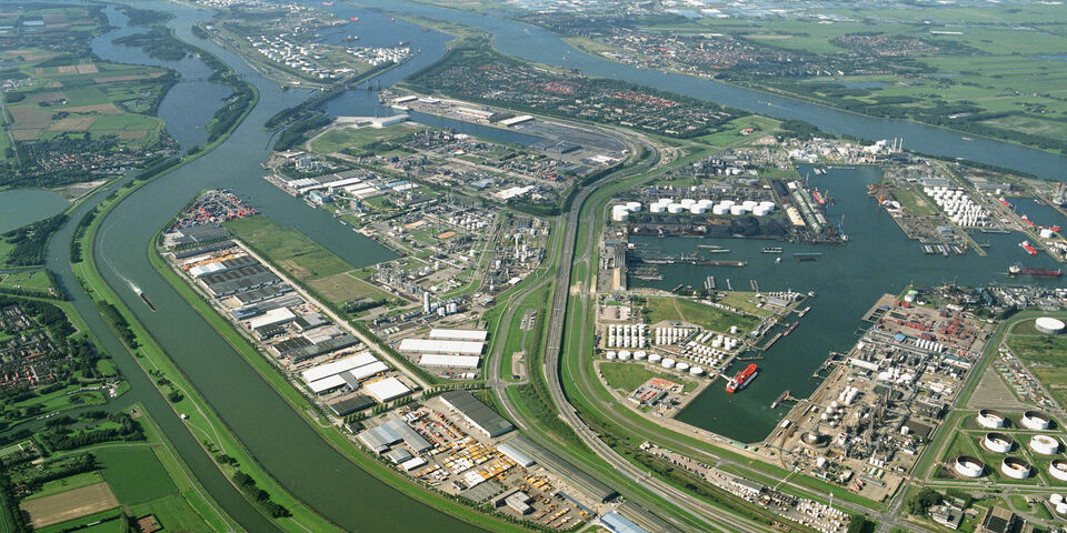 De Rotterdamse haven.