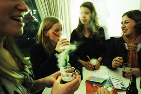 Een drankje bij je geurbeleving. Foto | Bart van Overbeeke