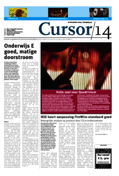 Voorzijde van magazine: Cursor 14 - 16 december 2004