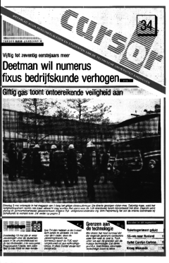 Voorzijde van magazine: Cursor 34 - 6 mei 1988