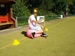 Hockeykeeper Stijn Bunk.