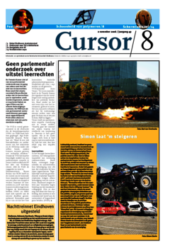 Voorzijde van magazine: Cursor 08 - 2 november 2006