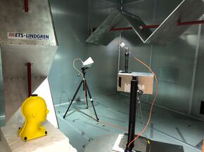 Reverberation chamber at NIST, Boulder, USA. Photo | Sander Bronckers