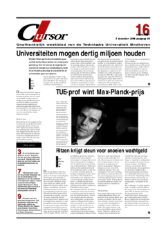 Voorzijde van magazine: Cursor 16 - 5 december 1996