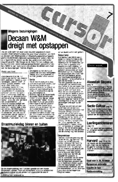 Voorzijde van magazine: Cursor 7 - 3 oktober 1986