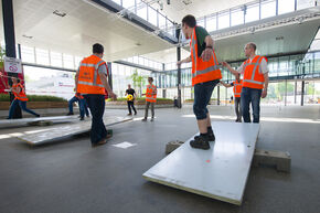 Teamspel in de Markthal. Foto| Rien Meulman