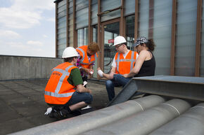 Op het dak van Cascade. Foto| Rien Meulman