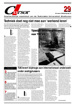 Voorzijde van magazine: Cursor 29 - 26 maart 1998