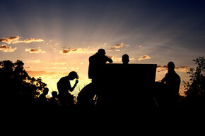 Statisch laden na zeventien uur rijden. Foto | Bart van Overbeeke
