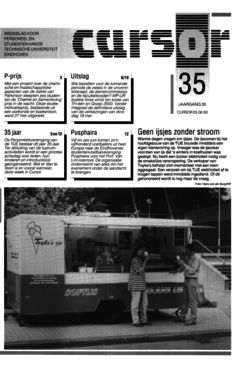 Voorzijde van magazine: Cursor 35 - 3 juni 1993
