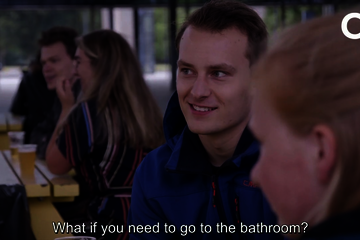 First drink pilot at a 1.5-meter distance in corona times at Eindhoven University of Technology (Thursday 4 June, 2020). Video by ...