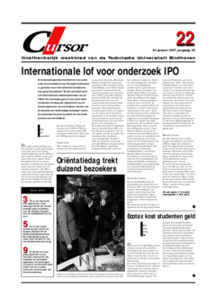 Voorzijde van magazine: Cursor 22 - 30 januari 1997