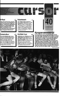 Voorzijde van magazine: Cursor 40 - 30 juni 1994