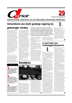 Voorzijde van magazine: Cursor 29 - 27 maart 1997