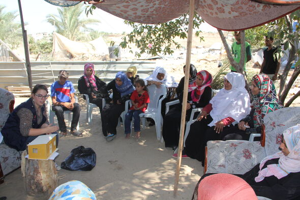 Vera Kreuwels in Haïti.