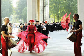 Cortège bij opening academisch jaar. Foto | Bart van Overbeeke