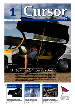 Voorzijde van magazine: Cursor 01 - 5 september 2013