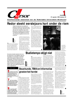Voorzijde van magazine: Cursor 01 - 22 augustus 1996