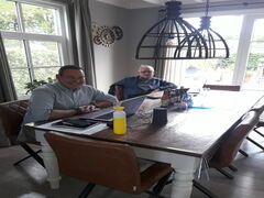 Alwin Maas (links) en Steef Blok. Foto | Nathalie Doesburg-Blok