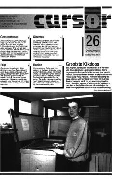 Voorzijde van magazine: Cursor 26 - 10 maart 1994