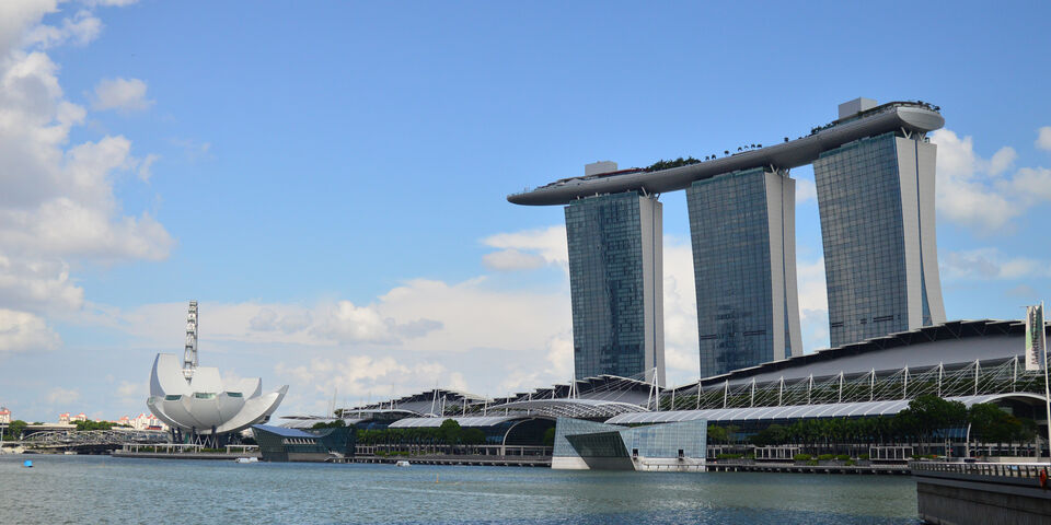 Marina Bay Sands Hotel.