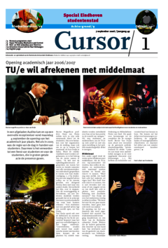 Voorzijde van magazine: Cursor 01 - 7 september 2006