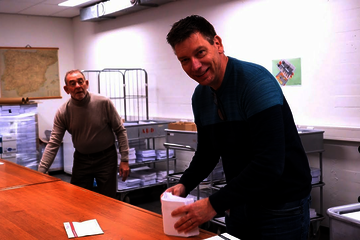 Exam periods mean long days and hard work for exam coordinator Ron Tempelaars. Together with two senior invigilators he ...