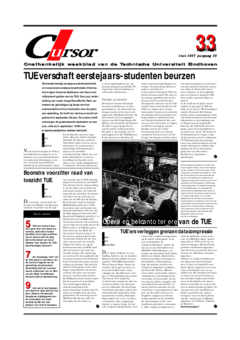 Voorzijde van magazine: Cursor 33 - 1 mei 1997