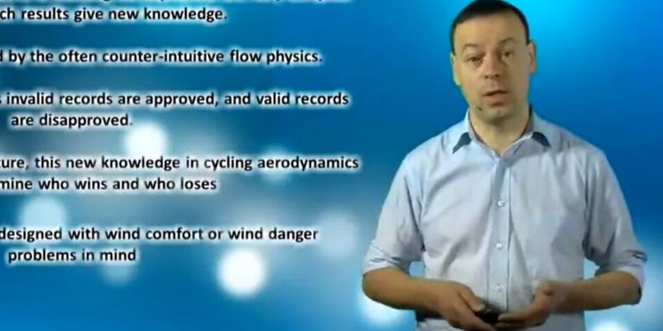 Bert Blocken aan het werk.