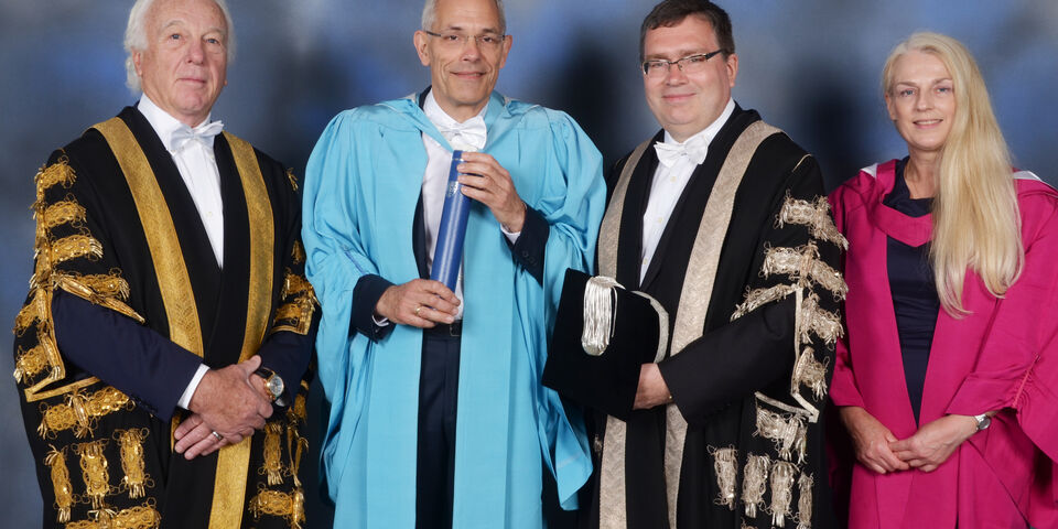 Schots eredoctoraat voor Onno Boxma