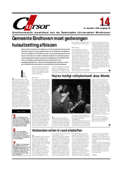 Voorzijde van magazine: Cursor 14 - 21 november 1996