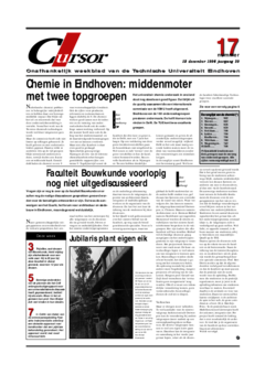 Voorzijde van magazine: Cursor 17 - 12 december 1996