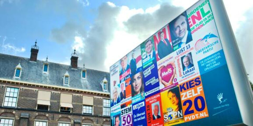 Verkiezingscampagne in het Auditorium.