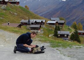 In het Loetschbergtal.