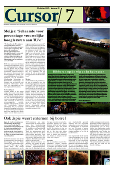 Voorzijde van magazine: Cursor 07 - 22 oktober 2009