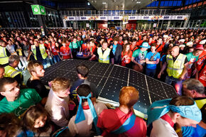 Stella rijdt voor. Foto | Bart van Overbeeke