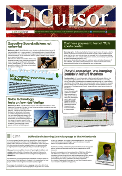 Cover of magazine: Cursor 15 - April 3rd 2014