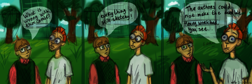 Comic | Elles Raaijmakers. Inkleuring | Minke Nijenhuis