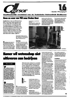 Voorzijde van magazine: Cursor 16 - 1 december 1994