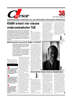 Voorzijde van magazine: Cursor 38 - 12 juni 1997