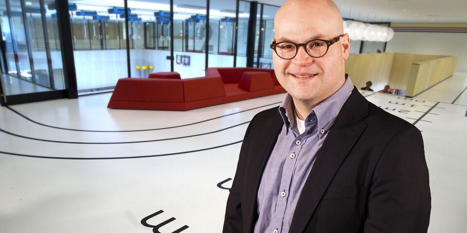 De nieuwe sporthoogleraar Steven Vos.