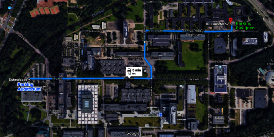 Testroute zelfrijdende auto